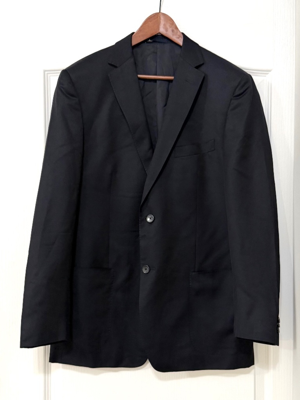 Z Zegna Men’s Black Single Breasted Blazer Size US40